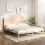 vidaXL Cadre de lit Bois de pin massif 200x200 cm