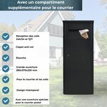 Boîtes à colis - PakketPanda® - Multi Topbox - XXL - Avec ouverture pour lettres - Grande ouverture pour colis