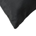 vidaXL Coussins de palette lot de 2 noir tissu