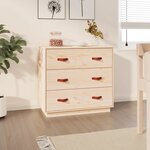 vidaXL Buffet 80x40x75 cm Bois massif de pin