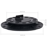 vidaXL Pieds de terrasse réglables 10 Pièces 20-30 mm