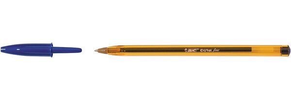 Stylo bille CRISTAL FINE Pointe Fine Bleu BIC