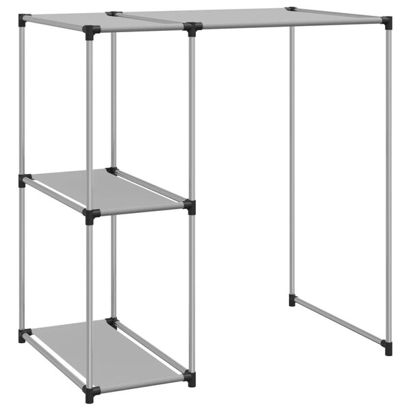 vidaXL Support de rangement sur la machine à laver Gris 87x55x90 5 cm