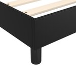 vidaXL Cadre de lit Noir 80x200 cm Similicuir