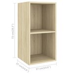 vidaXL Ensemble de meubles TV 4 Pièces Chêne sonoma Bois d'ingénierie