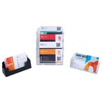 Distributeur De Cartes De Visite 4 Cases - Cristal - X 4 - Exacompta