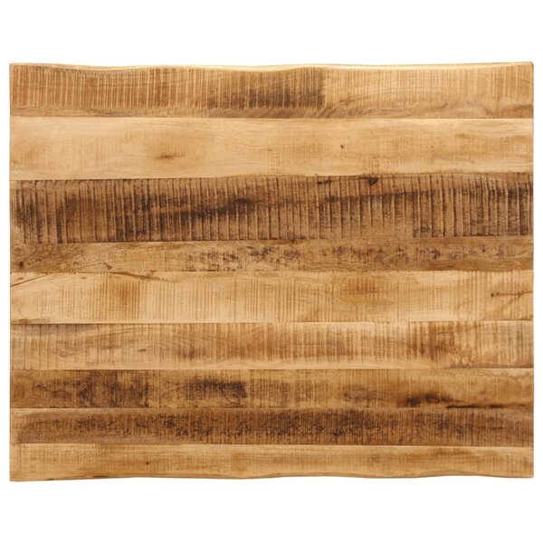 vidaXL Dessus de table bord vivant 100x80x2 5 cm bois de manguier brut