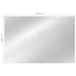 vidaXL Couverture de piscine rectangulaire 600x400 cm PE Argenté
