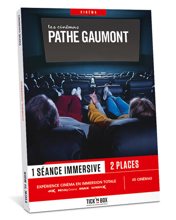 Coffret cadeau - TICKETBOX - Cinéma Pathé-Gaumont Expérience