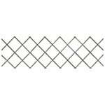 vidaXL Clôture à treillis 5 Pièces Gris Bois de sapin massif 180x60 cm