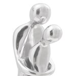 vidaXL Sculpture Argent 10x16x49 cm Aluminium