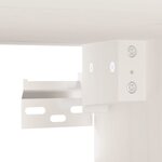 vidaXL Armoire murale blanc 60x30x30 cm Bois de pin massif