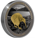 Pièce de monnaie en Argent 2 Dollars g 62.2 (2 oz) Millésime 2024 Kiwi KIWI