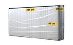Kit Protection Matelas Ultra Résistant – Pack 3 Housses Imperméables, 1 pour 2 personnes et 2 pour 1 personne.