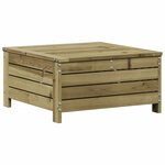 vidaXL Salon de jardin 8 Pièces avec coussins bois de pin imprégné