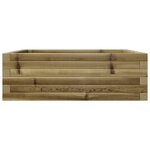 vidaXL Jardinière 70x70x23 cm bois de pin imprégné
