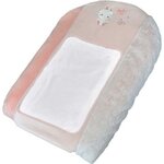 Matelas à langer avec housse Lapinou - Rose - 50 x 75 cm