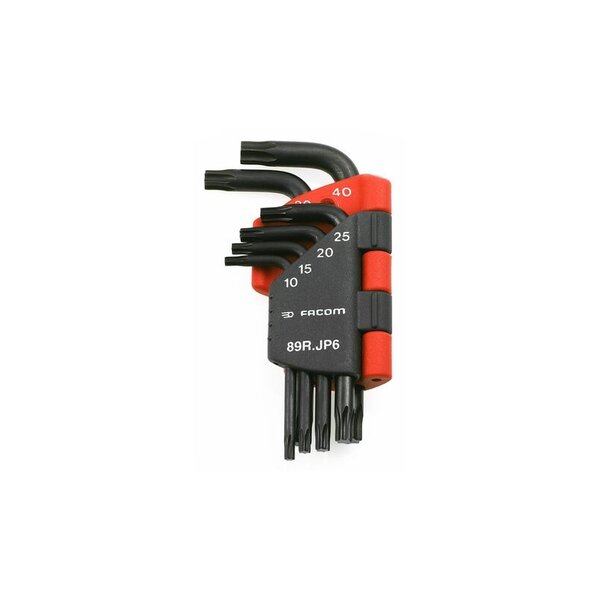 Jeu de 6 clés mâles coudées Torx en étui Facom 89JP6