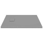 vidaXL Receveur de douche SMC Gris 90x90 cm