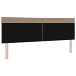 Tête de lit vidaXL Design Simple Cappuccino 180 cm Similicuir