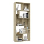 vidaXL Bibliothèque Chêne sonoma 67x24x161 cm Bois d'ingénierie