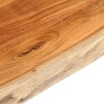 vidaXL Dessus de table 120x60x2 5cm rectangulaire bois massif d'acacia