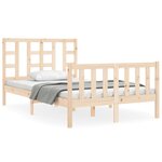 vidaXL Cadre de lit sans matelas 120x200 cm bois de pin massif