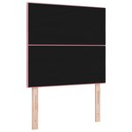 Cabeceira VidaXL en Velours Rose à Boutons 80 cm