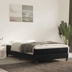 vidaXL Cadre de lit sans matelas noir 120x200 cm velours