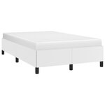 vidaXL Cadre de lit blanc 120x190 cm similicuir