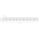 vidaXL Clôture de jardin à dessus en lance Acier (1 5-1 75)x17 m Noir