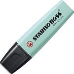 Blister 1 surligneur stabilo boss original pastel - touche de turquoise x 10 stabilo