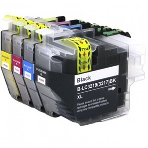 Pack de 4 cartouches compatibles lc3219 pour imprimantes brother