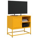 vidaXL Meuble TV anthracite 100 5x39x60 5 cm acier