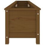 vidaXL Lit surélevé de jardin brun miel 199 5x40x39 cm bois pin massif