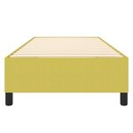 vidaXL Cadre de lit sans matelas vert 100x200 cm tissu
