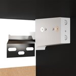 vidaXL Meubles TV 2 Pièces Noir 30 5x30x60 cm Bois d’ingénierie