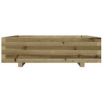 vidaXL Jardinière 90x90x26 5 cm bois de pin imprégné
