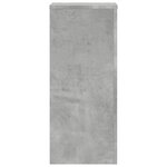 vidaXL Supports pour plantes 2 Pièces gris béton bois d'ingénierie