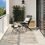 vidaXL Tapis ARBIZU intérieur extérieur design vintage 140x200 cm