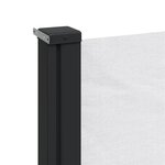 vidaXL Auvent latéral rétractable blanc 140x500 cm
