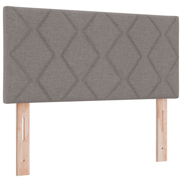Tête de lit LED vidaXL Design Blocs en Diamant Taupe 90 cm Tissu