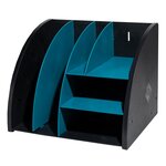 Organiseur De Bureau The Organizer Neo Deco - Noir/bleu Canard - Exacompta