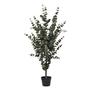 Plante artificielle vert Eucalyptus 120 cm