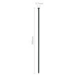 vidaXL Ensemble de clôture de jardin arquée 77 3x26 cm vert