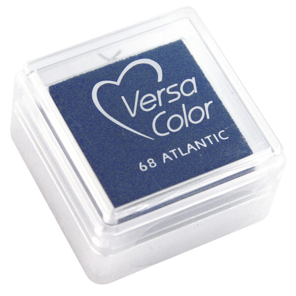 Tampon encreur "Versacolor"  bleu pigeon  2 5x2 5 cm