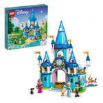 LEGO® Disney Princess™ : Château de Cendrillon et Prince Charmant - Set de Jeu Magique 43206