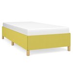 vidaXL Cadre de lit Vert 80x200 cm Tissu