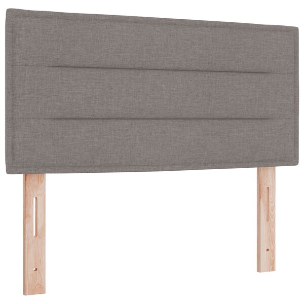 vidaXL Tête de lit Design Linéaire Taupe 80 cm Tissu