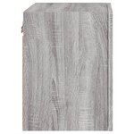 vidaXL Meuble TV mural sonoma gris 40 5x30x40 cm bois d'ingénierie
